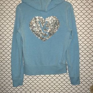 VS Supermodel Essentials Sequin Hoodie